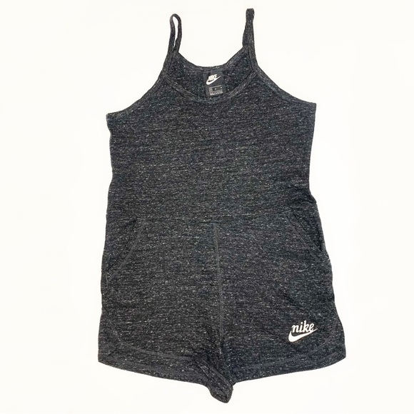 Nike Women's Vintage Inspired Athleisure Romper, Black Sail/Dark Grey size M - Picture 4 of 9